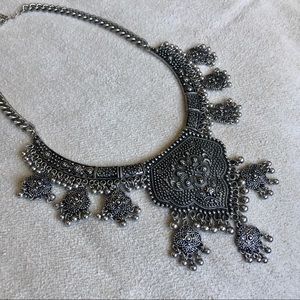 Silver Statement Piece Necklace
